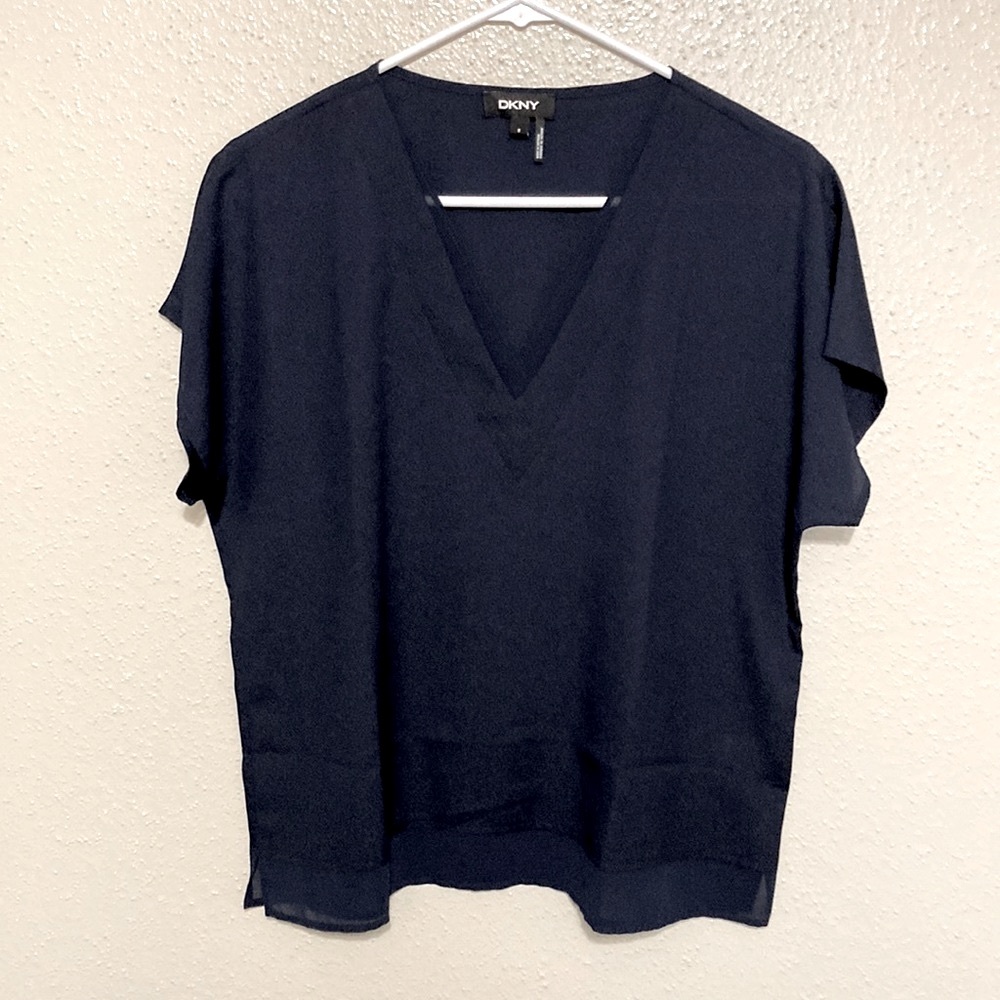 DKNY Sheer Blouse